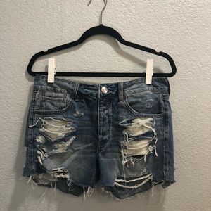 american eagle outfitters denim short